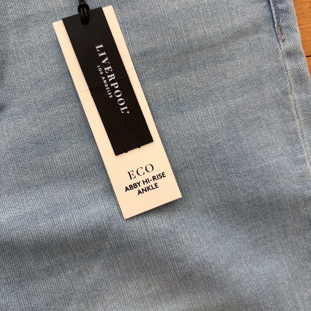 NWT Liverpool Abby Hi-Rise Ankle Keniston Blue Jeans Size 12/31 Women - Picture 5 of 14